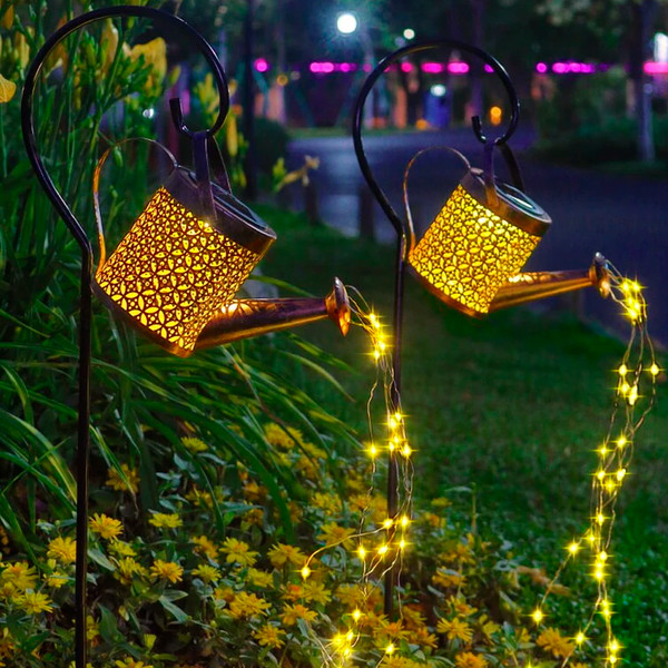 Solar Charged Garden Watering Can Lights - Inspire Uplift
