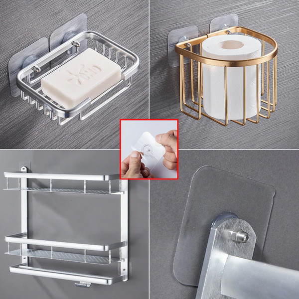 10pcs Soap Dish Self Adhesive Soap Holder No Drilling Required