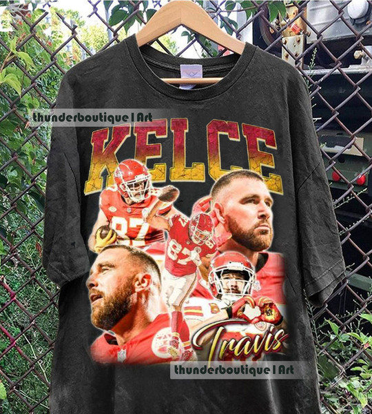 Vintage Travis Kelce shirt,American football Shirt,Game day shirt,Vintage 90s tee,Football player Tee,Gift for fan,comfort colors shirt.jpg
