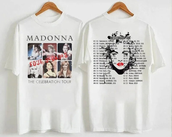 Madonna The Celebration Tour 2024 T-Shirt, Madonna Shirt Fan Gifts, Madonna Vintage Shirt, Madonna Concert Shirt, Madonna Graphic Tee.jpg