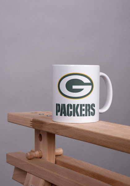 Personalized Team Green Bay Packers Mug, Green Bay Packers Coffee Mug, custom name & number mug, FANS, Gift for dad, Football mug1.jpg