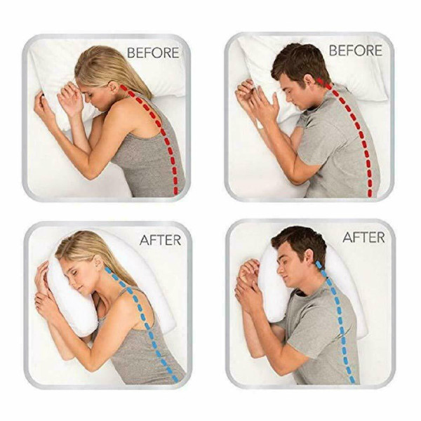 Orthopedic Earhole Side Sleeper Pillow - Inspire Uplift