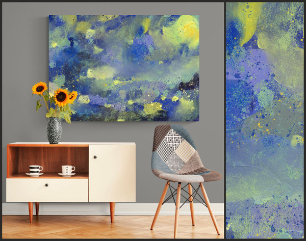Abstraction-interior-painting-yellow-blue