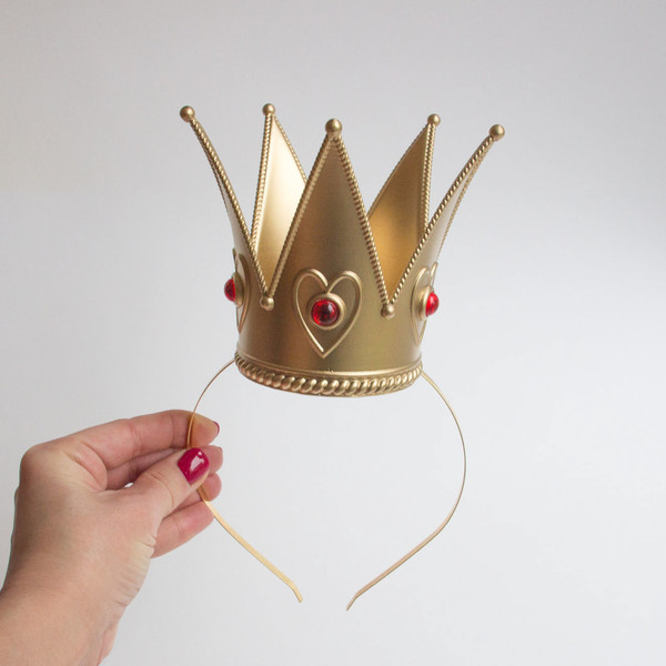 Queen of Hearts Crown, Queen of Hearts Headband, Queen of Hearts