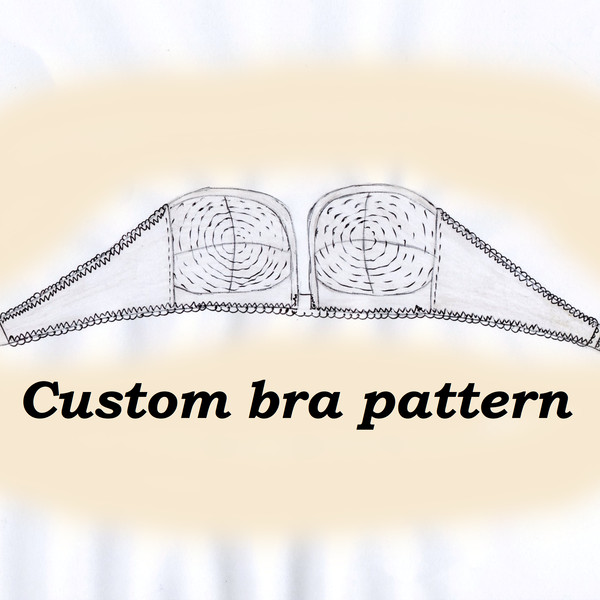 50s Bullet bra pattern, Custom bra pattern, 50s bra pattern - Inspire Uplift
