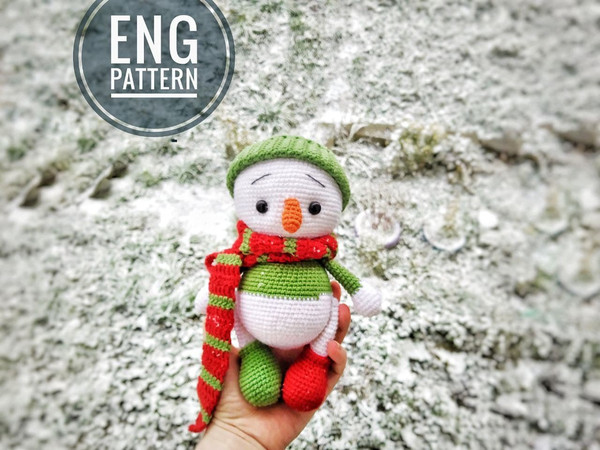 Amigurumi Christmas set crochet pattern. Amigurumi  snowman.jpg