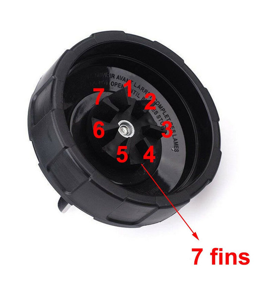 AD-6 Fins For Ninja Blender Replacement Parts ,For Nutri Ninja Auto IQ  BL450-70, BL451-70, BL454-70, BL455-70