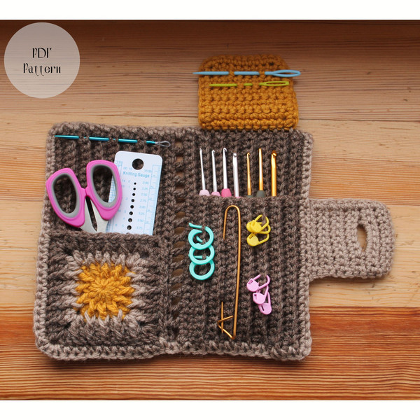 Crochet pattern hook case, Crochet pattern hook holder - Inspire Uplift