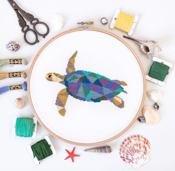 Geometric Turtle Embroidery Pattern PDF.jpg