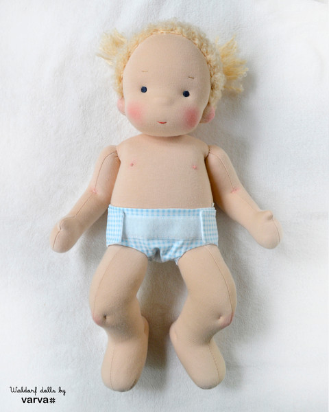 diaper for Waldorf doll 14 inch (36 cm) tall