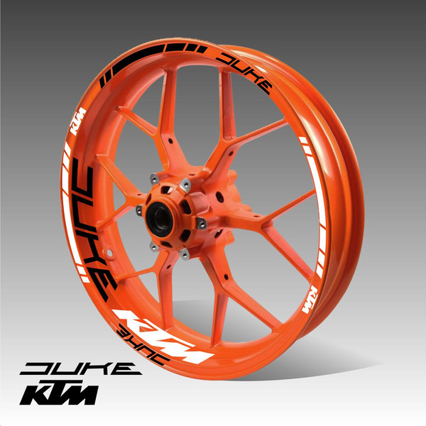 KTM DUKE wheel stickers motorcycle rim tape wheel decals - Inspire Uplift