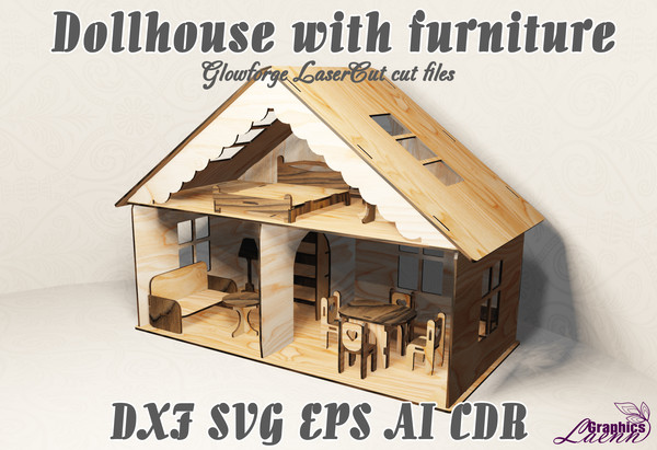 Cricut Maker SVG File for Mini Dollhouse TV Cabinet / Miniature  Entertainment Wall Unit Cabinet Laser Cut File DIY Instant Download 
