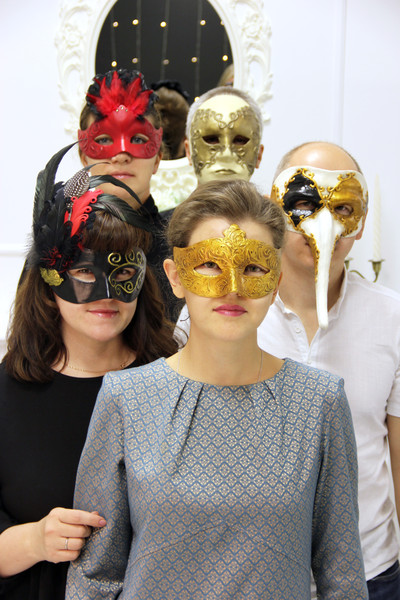 Halloween Gold Masquerade Mask