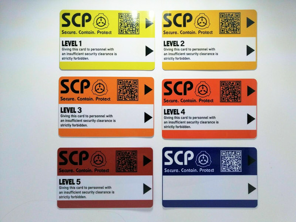 Scp Foundation Card Pack Game Collection, Collectible Card, Scp Files