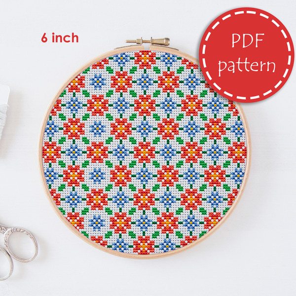 CROSS STITCH Embroidery Accessories Vector Illustration Set - Inspire Uplift