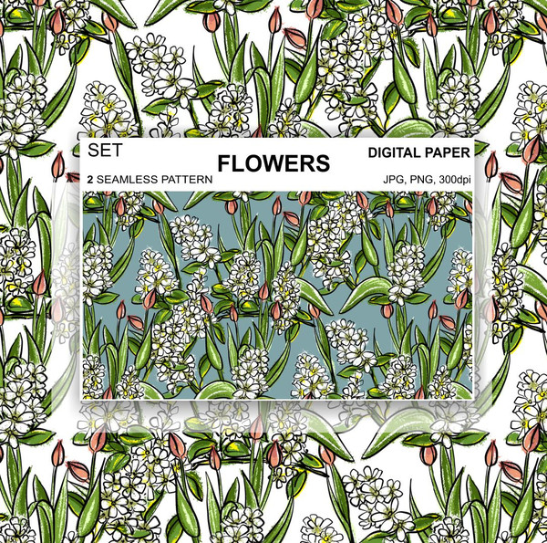 Seamless-pattern-flowers-sakura-tulips