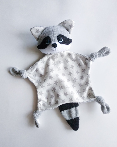 Raccoon lovey sewing pattern