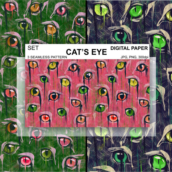 Seamless-pattern-cat-eyes-scary