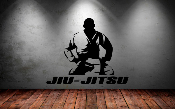 Jiu Jitsu Sticker Popular Martial Arts