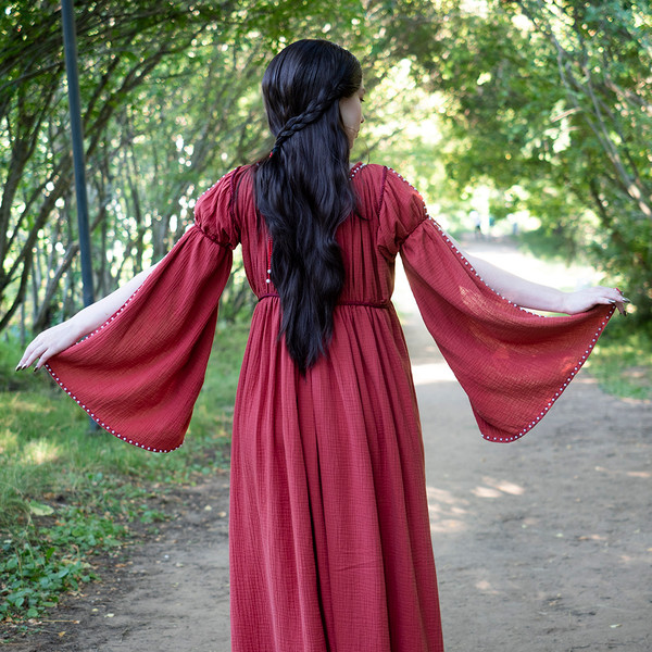 Numenor orange cosplay dress - inspired by The Lord of the R - Inspire ...