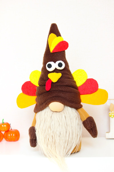 Turkey Gnome / Thanksgiving decor / Fall Gift / Scandinavian - Inspire ...