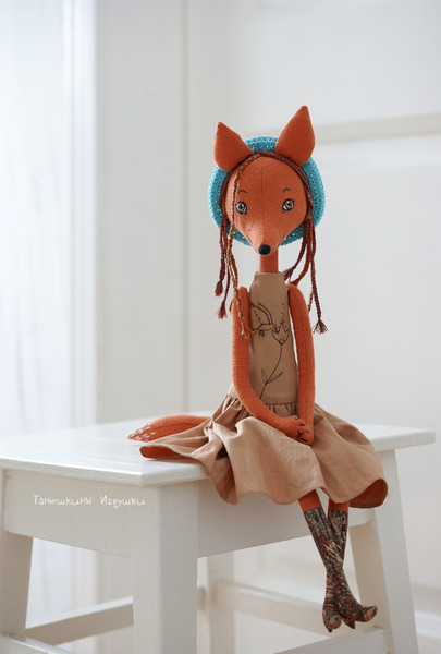dress sewing pattern for doll fox