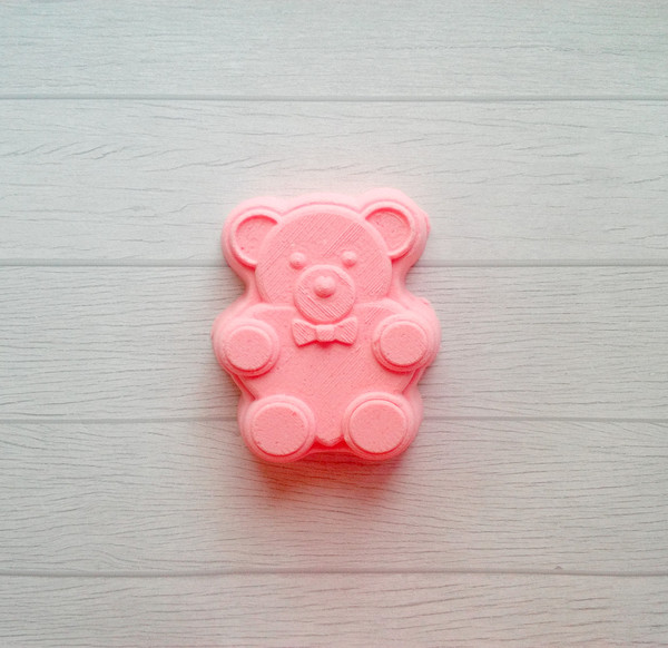 Teddy bear Bath Bomb Mold 3D model