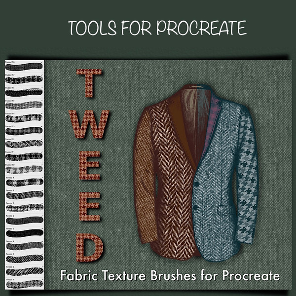 Fabric Brushes for Procreate,Texture Graphic by Infinity Art Works ·  Creative Fabrica