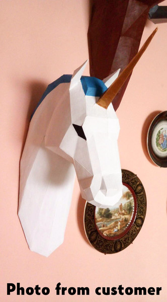 Vera the Unicorn  DIY Paper Craft Animal Kit – Resident