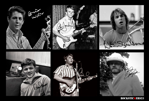 The Beach Boys autographs stickers decal.png