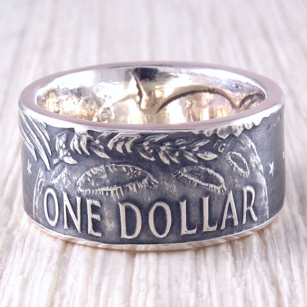 Dollar coin ring