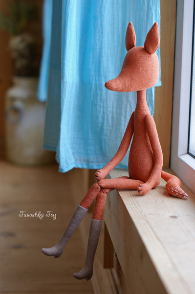 how to sew doll fox
