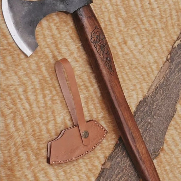 Hand forged High Carbon Steel Axes in usa.jpeg