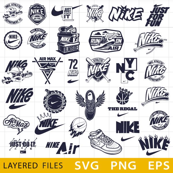 Custom Nike Logo SVG, Nike Cricut file, Cut files, La Uplift