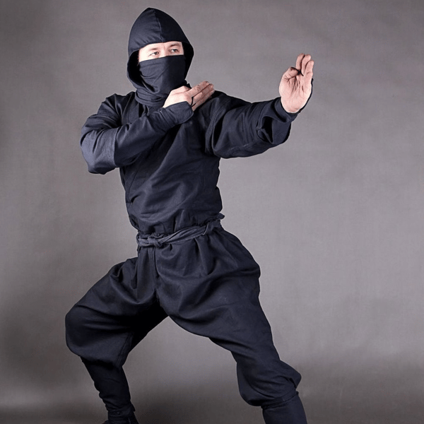  Cosplay.fm Men's Black Ninja Suit Ninja Cosplay