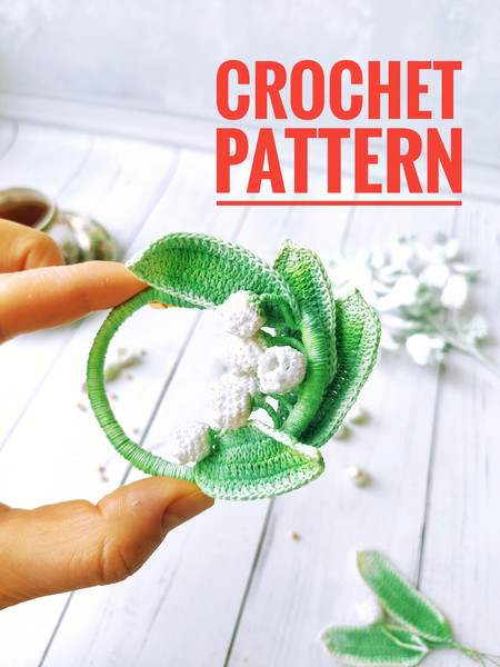 Lilly the valley PIN Crochet Pattern