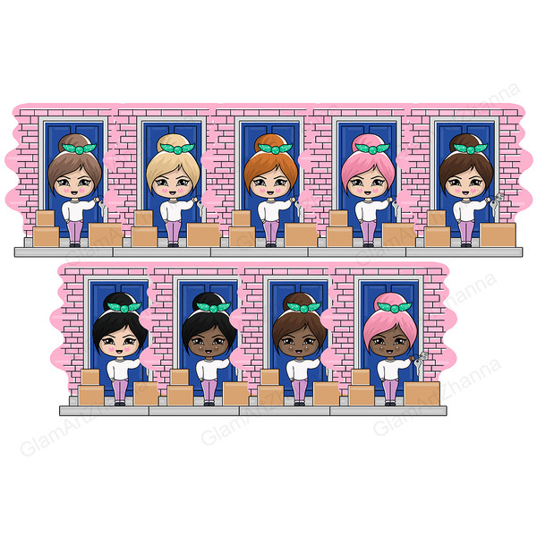 Moving CUTE DOLLS  Relocation Clipart Bundle.jpg