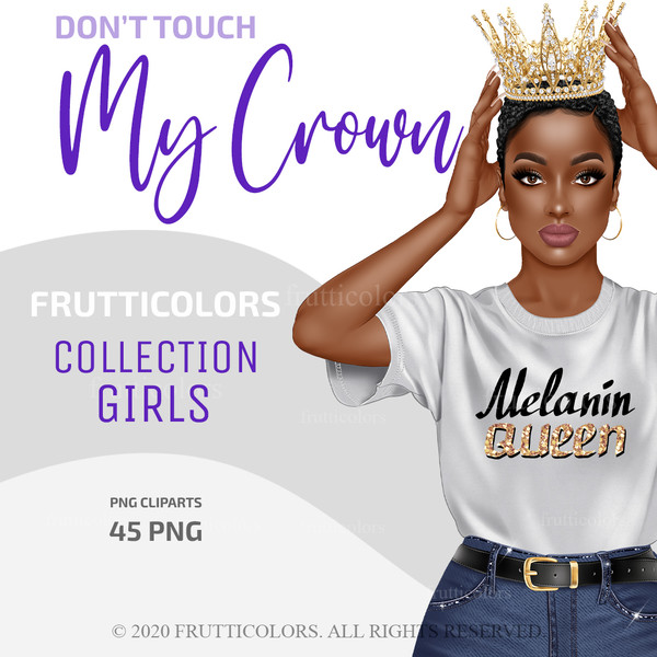 african-american-queen-girl-clipart-afro-girl-fashion-illustration-melanin-queen-sublimation-design-jeans-girl-printable-stickers-с6.jpg