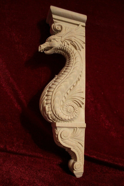 Dragon-Corbel-bracket-Large-Wooden-carved-wall-décor, Kitchen island-Fireplace-surround6.jpg