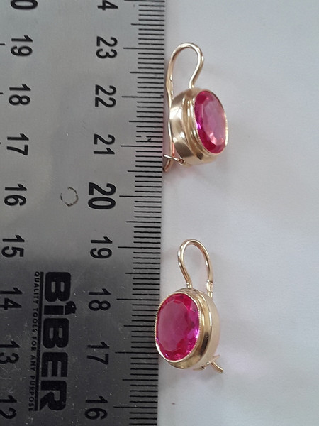 soviet-gold-earrings