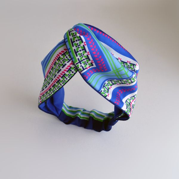 Silk twisted headband Gucci style, silk turban headband, kno - Inspire  Uplift