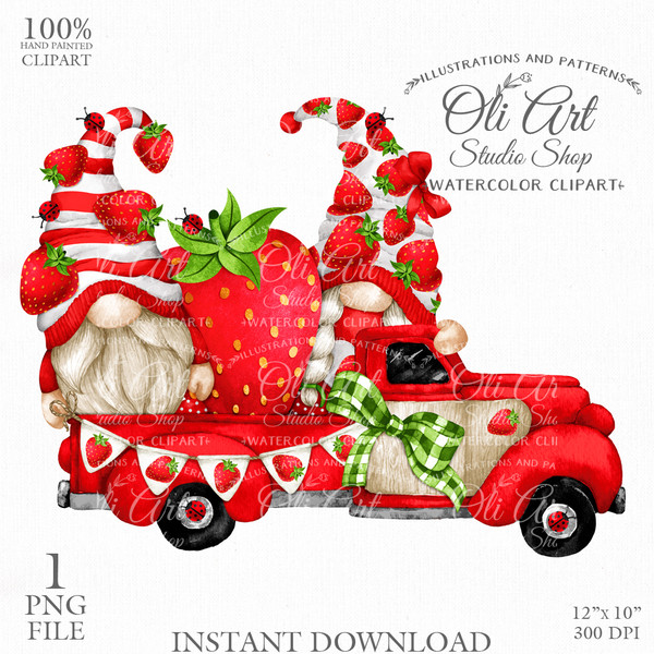 Strawberry truck gnome_1.JPG