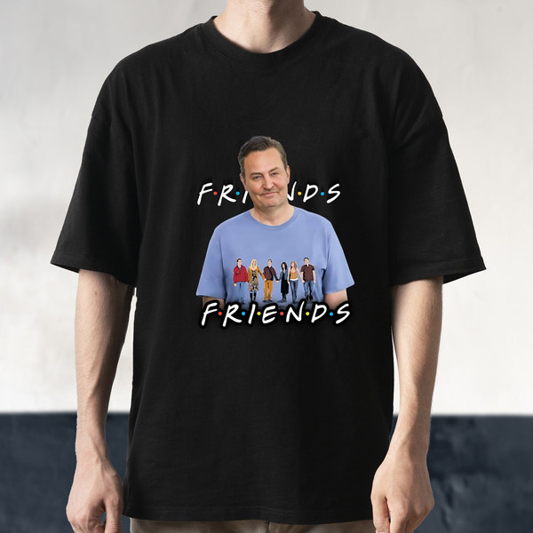 RIP Matthew Perry Friends Shirt, Chandler Bing T-shirt, Matthew Perry Shirt, Retro Friends Shirt, Chandler Bings Friends Shirt.jpg