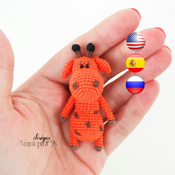 crochet giraffe toy for gift children