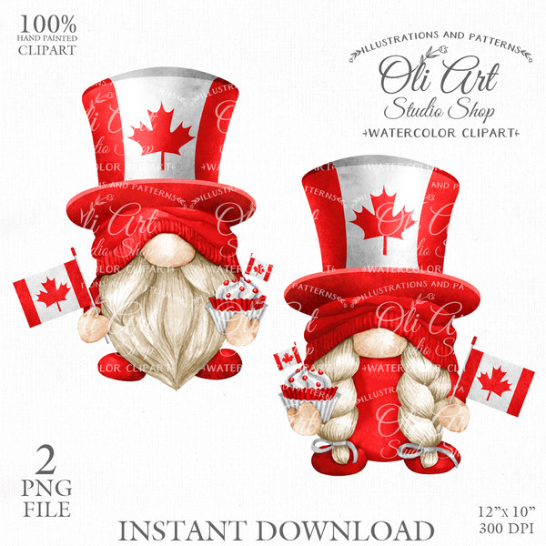 Canada Day gnome clipart_3.JPG