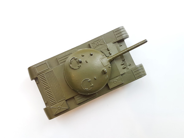 9 Vintage USSR Toy Tank T-54 metal diecast model Soviet Armor Vehicles 1980s.jpg