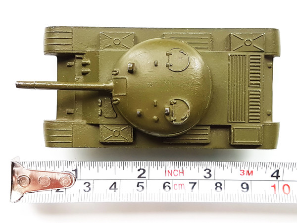 12 Vintage USSR Toy Tank T-54 metal diecast model Soviet Armor Vehicles 1980s.jpg