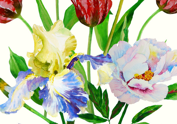 Bouquet with tulips, iris and peony_cover_2.jpg