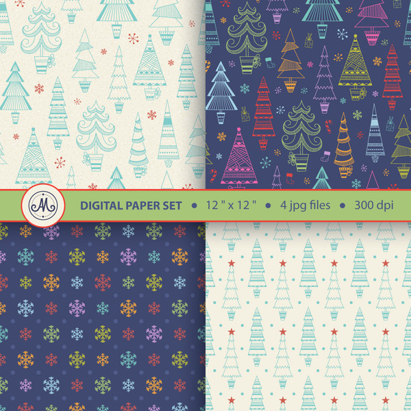 Christmas-tree-in-pot-digital-paper-snowflakes-seamless-pattern-holiday-backgrounds.jpg