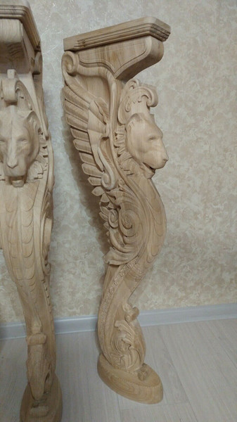 Lion baluster-Carved pillar-Fireplace corbel-carved lion-lion pillar- stair balister-stair pillar-kitchen island1283.jpg